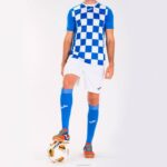 Joma 82P4R4146 أزرق ملكي أبيض قميص بأكمام قصيرة العلم الثاني رجال - Image 7