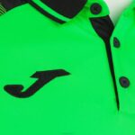 Joma 82P4R4148 نيون أخضر أسود قميص بولو قصير الأكمام أساسي الثاني رجال - Image 3