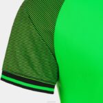 Joma 82P4R4148 نيون أخضر أسود قميص بولو قصير الأكمام أساسي الثاني رجال - Image 4