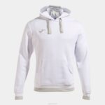 Joma 82P4R4179 ابيض رمادي سترة مقنعين مريحة الثاني رجال
