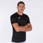 Joma 82P4R4206 أسود قميص قصير الأكمام قوي رجال - Image 5