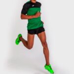 Joma 82P4R4209 أخضر أسود الفائز قميص قصير الأكمام رجال - Image 6