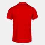 Joma 82P4R4214 أحمر قميص بولو بأكمام قصيرة الحرم الجامعي iii رجال - Image 2
