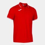 Joma 82P4R4214 أحمر قميص بولو بأكمام قصيرة الحرم الجامعي iii رجال