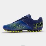 Joma 82P4R422 الأزرق الملكي الأخضر الفلوريسنت حذاء كرة القدم xpander 23 عشب صناعي - Image 2