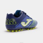 Joma 82P4R422 الأزرق الملكي الأخضر الفلوريسنت حذاء كرة القدم xpander 23 عشب صناعي - Image 3
