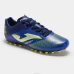 Joma 82P4R422 الأزرق الملكي الأخضر الفلوريسنت حذاء كرة القدم xpander 23 عشب صناعي - Image 4