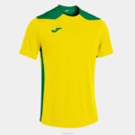 Joma 82P4R4253 الأخضر الأصفر بطولة قميص قصير الأكمام سادسا رجال