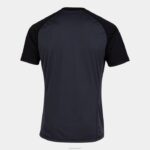 Joma 82P4R4256 أسود رمادي غامق قميص قصير الأكمام للعمل الجماعي رجال - Image 2