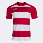 Joma 82P4R4257 احمر ابيض قميص قصير الأكمام prorugby الثاني رجال