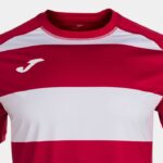 Joma 82P4R4257 احمر ابيض قميص قصير الأكمام prorugby الثاني رجال - Image 4