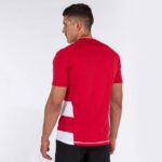 Joma 82P4R4257 احمر ابيض قميص قصير الأكمام prorugby الثاني رجال - Image 6