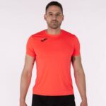 Joma 82P4R4259 نيون المرجان قميص قصير الأكمام سجل الثاني رجال - Image 2