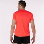 Joma 82P4R4259 نيون المرجان قميص قصير الأكمام سجل الثاني رجال - Image 3