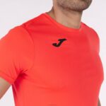 Joma 82P4R4259 نيون المرجان قميص قصير الأكمام سجل الثاني رجال - Image 5