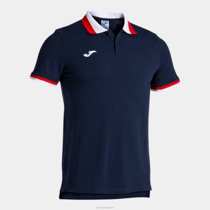 Joma 82P4R4262 الأزرق الداكن قميص بولو بأكمام قصيرة مريحة II رجال