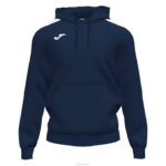 Joma 82P4R4263 الأزرق الداكن الأبيض سترة الشارع مقنعين رجال