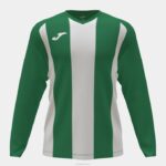 Joma 82P4R4276 أبيض أخضر قميص طويل الأكمام بيزا الثاني رجال