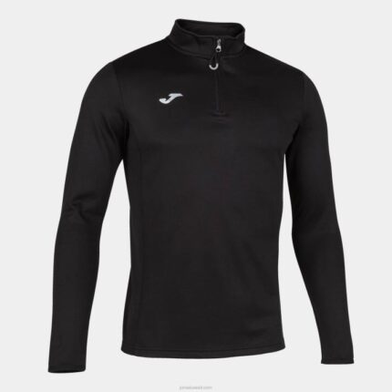 Joma 82P4R4281 أسود قميص من النوع الثقيل تشغيل الليل رجال