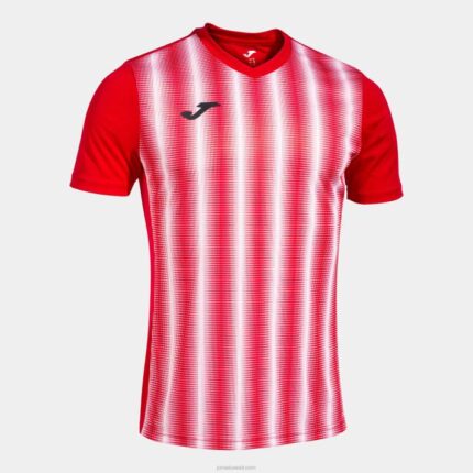 Joma 82P4R4282 احمر ابيض قميص قصير الأكمام inter ii رجال