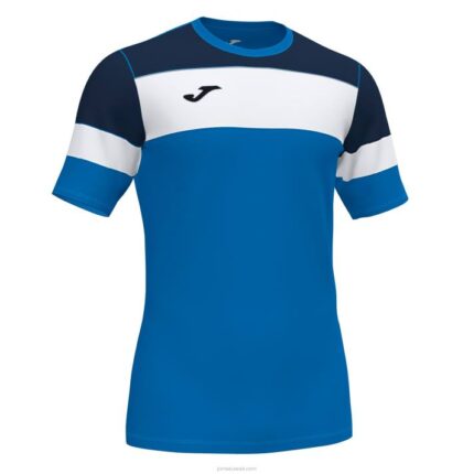 Joma 82P4R4294 الأزرق الملكي الأزرق الداكن قميص بأكمام قصيرة طاقم رابعا رجال