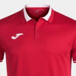 Joma 82P4R4310 احمر ابيض بطولة قميص بولو قصير الاكمام vi رجال - Image 4