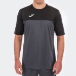 Joma 82P4R4316 أسود رمادي غامق الفائز قميص قصير الأكمام رجال - Image 2