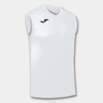Joma 82P4R4317 أبيض بلا أكمام تي شيرت كومبي رجال