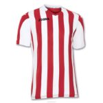 Joma 82P4R4330 احمر ابيض قميص بأكمام قصيرة رجال