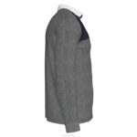 Joma 82P4R4341 مزيج أسود رمادي قميص بولو طويل الأكمام الفائز الثاني رجال - Image 4
