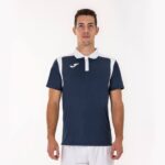 Joma 82P4R4343 الأزرق الداكن الأبيض بطولة قميص بولو بأكمام قصيرة v رجال - Image 4