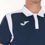 Joma 82P4R4343 الأزرق الداكن الأبيض بطولة قميص بولو بأكمام قصيرة v رجال - Image 6