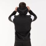Joma 82P4R4346 أسود أبيض طاقم سترة مقنعين ثالثا رجال - Image 3