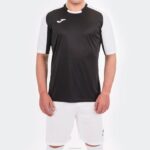 Joma 82P4R4350 أسود أبيض قميص قصير الأكمام أساسي رجال - Image 2