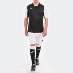 Joma 82P4R4350 أسود أبيض قميص قصير الأكمام أساسي رجال - Image 3