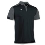 Joma 82P4R4351 أسود قميص بولو بأكمام قصيرة مريحة رجال