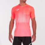 Joma 82P4R4355 نيون المرجان الأبيض قميص قصير الأكمام النخبة السابع رجال - Image 2