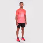 Joma 82P4R4355 نيون المرجان الأبيض قميص قصير الأكمام النخبة السابع رجال - Image 4