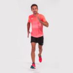 Joma 82P4R4355 نيون المرجان الأبيض قميص قصير الأكمام النخبة السابع رجال - Image 8