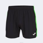 Joma 82P4R4361 أسود أخضر نيون شورت النخبة السابع رجال