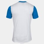 Joma 82P4R4363 أبيض أزرق ملكي قميص قصير الأكمام hispa الرابع رجال - Image 2
