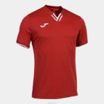 Joma 82P4R4368 احمر ابيض قميص قصير الأكمام toletum الرابع رجال