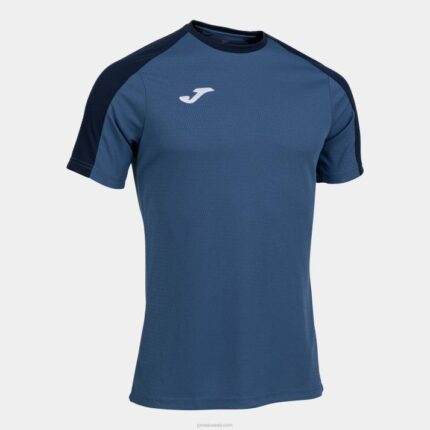 Joma 82P4R4370 الأزرق الداكن قميص البطولة البيئية قصيرة الأكمام رجال