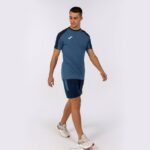 Joma 82P4R4370 الأزرق الداكن قميص البطولة البيئية قصيرة الأكمام رجال - Image 6