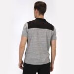 Joma 82P4R4385 مزيج أسود رمادي قميص بولو قصير الأكمام الفائز الثاني رجال - Image 3