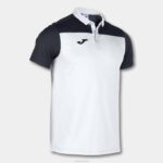 Joma 82P4R4390 أبيض أسود قميص بولو بأكمام قصيرة هواية II رجال
