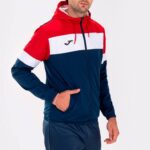Joma 82P4R4405 الأزرق الداكن الأحمر طاقم سترة المطر رابعا رجال - Image 2