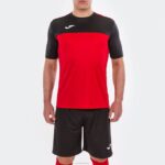 Joma 82P4R4436 أحمر أسود الفائز قميص قصير الأكمام رجال - Image 2