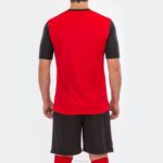 Joma 82P4R4436 أحمر أسود الفائز قميص قصير الأكمام رجال - Image 3