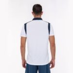 Joma 82P4R4448 أبيض كحلي بطولة قميص بولو بأكمام قصيرة v رجال - Image 3